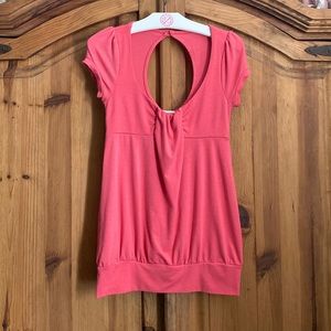 American Rag Coral Open Back Top